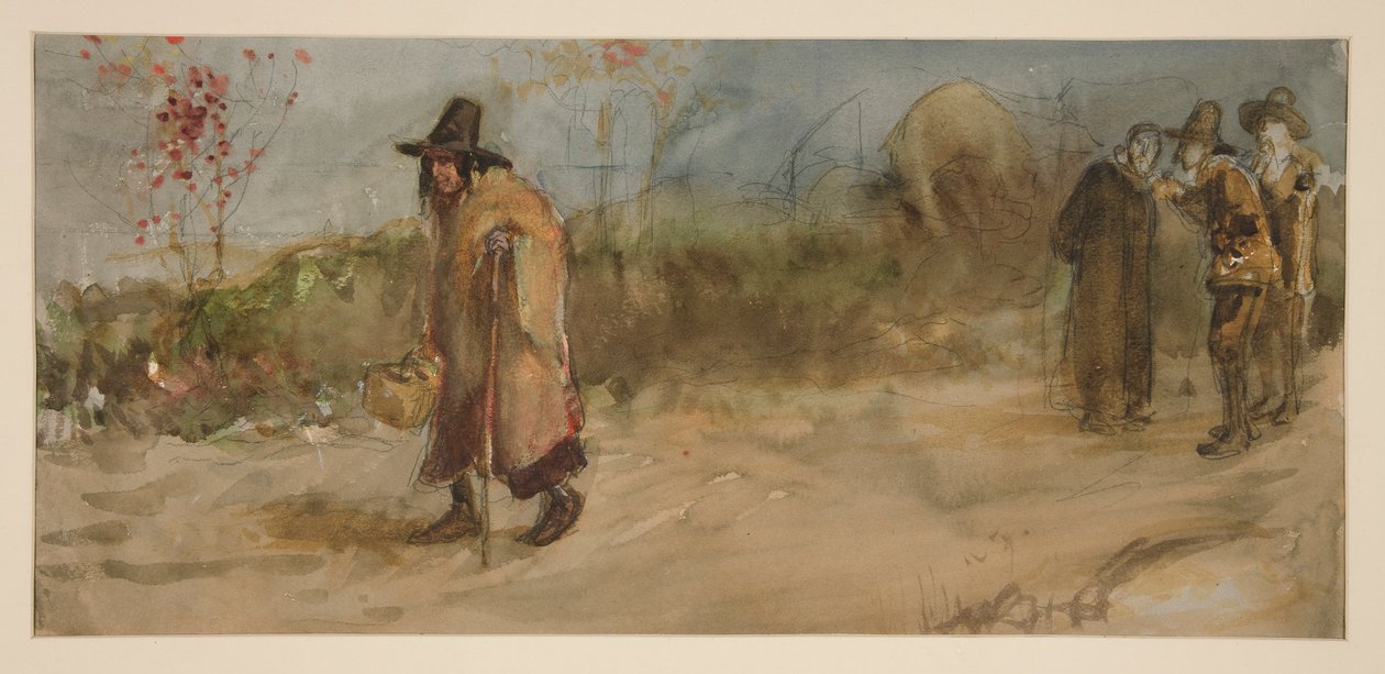 Uczyć się na autorstwa Edwin Austin Abbey