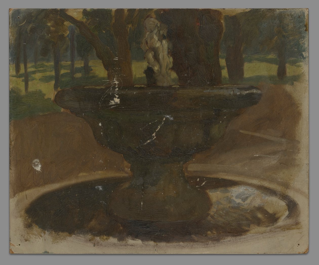 Studium fontanny autorstwa Edwin Austin Abbey