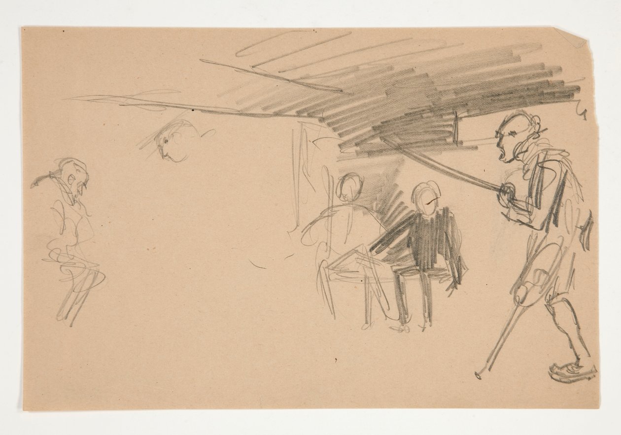 Niezidentyfikowana ilustracja dla Olivera Goldsmitha autorstwa Edwin Austin Abbey