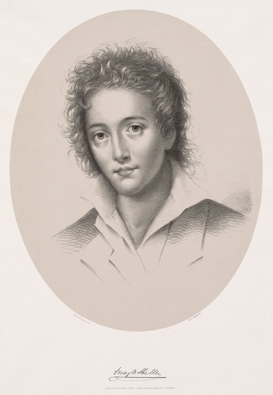 Percy Bysshe Shelley autorstwa Edwin Beyerhaus