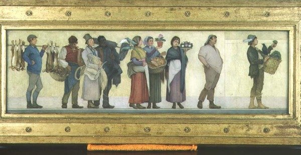 Londyńska ulica płacze autorstwa Edwin Buckman