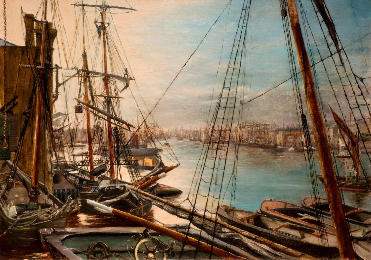 Basen, Londyn, 1878. autorstwa Edwin Edwards