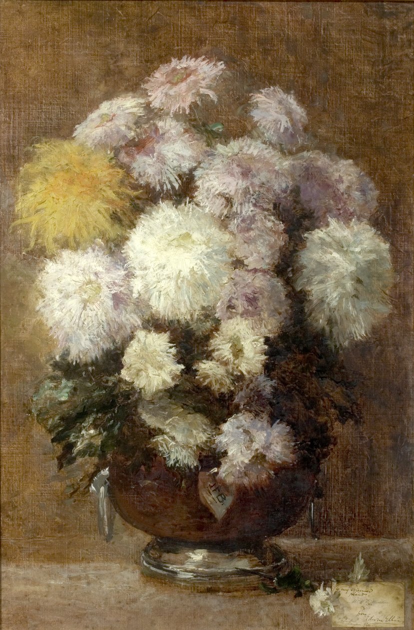 Chryzantemy, 1892 autorstwa Edwin Ellis