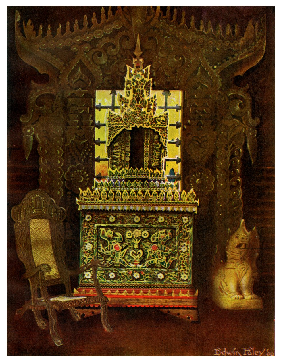 Meble azjatyckie, 1911-1912. autorstwa Edwin Foley