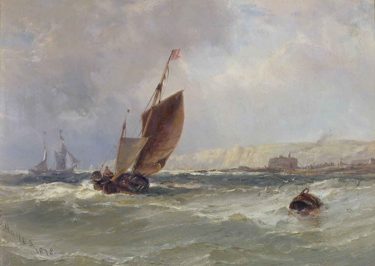 Zatoka Dublińska, 1878 r. autorstwa Edwin Hayes