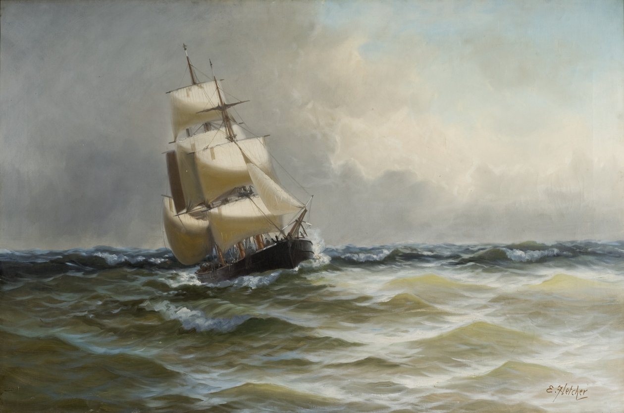 Krajobraz morski autorstwa Edwin Henry Eugene Fletcher