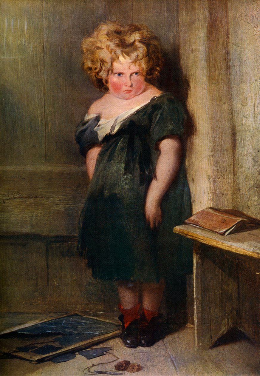 Niegrzeczne dziecko, XIX wiek, 1912. autorstwa Edwin Landseer