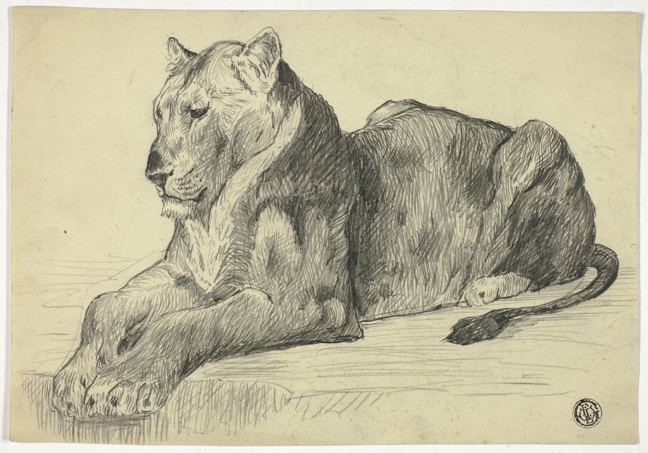 Lwica autorstwa Edwin Henry Landseer