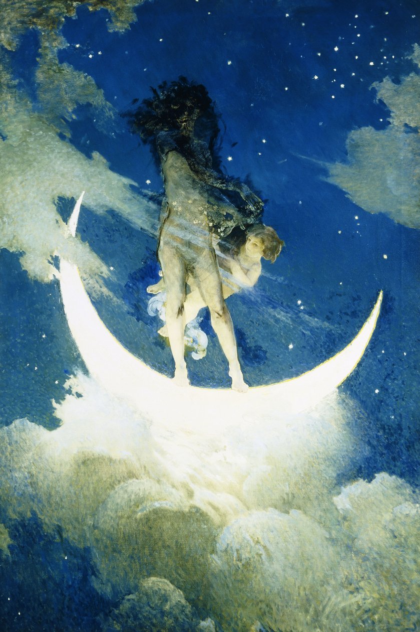 Księżyc i gwiazdy autorstwa Edwin Howland Blashfield