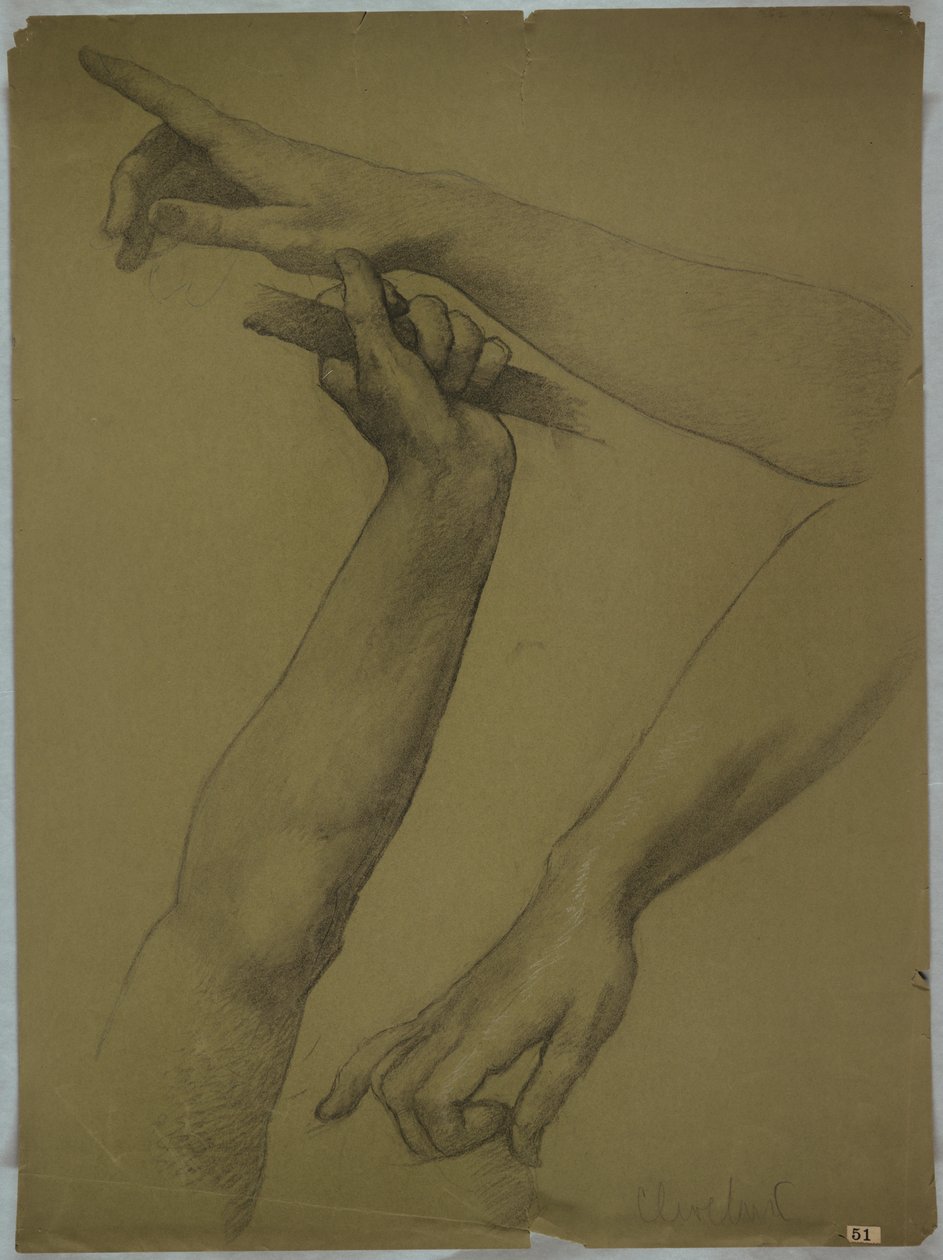 Trzy Studia Broni autorstwa Edwin Howland Blashfield