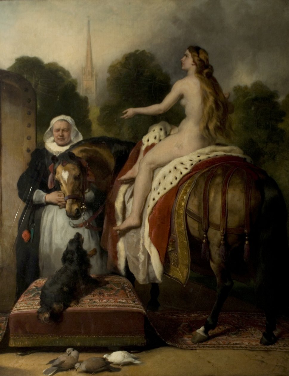 Modlitwa Lady Godivas, c.1865 autorstwa Edwin Landseer