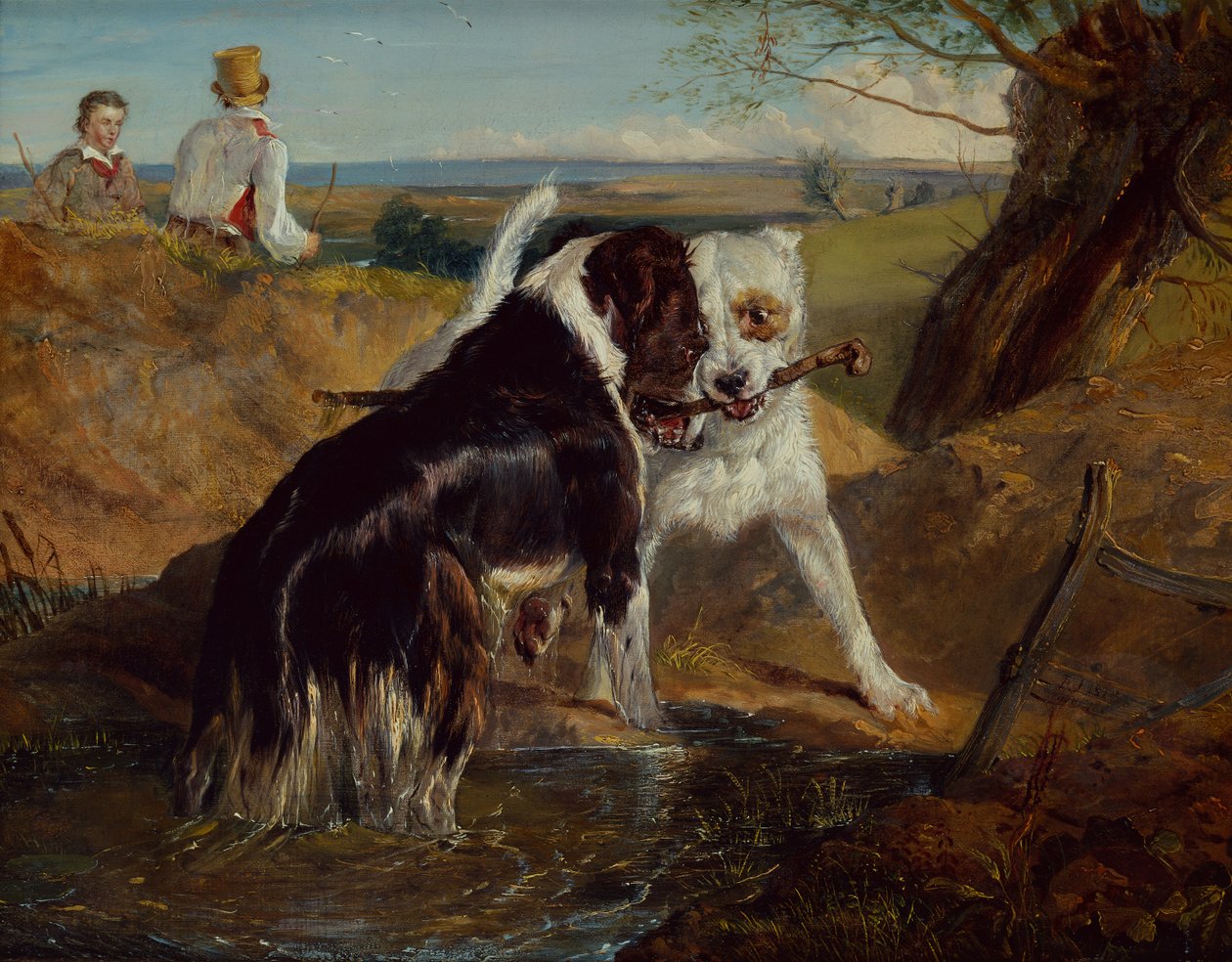 Kto ma kij? autorstwa Edwin Landseer