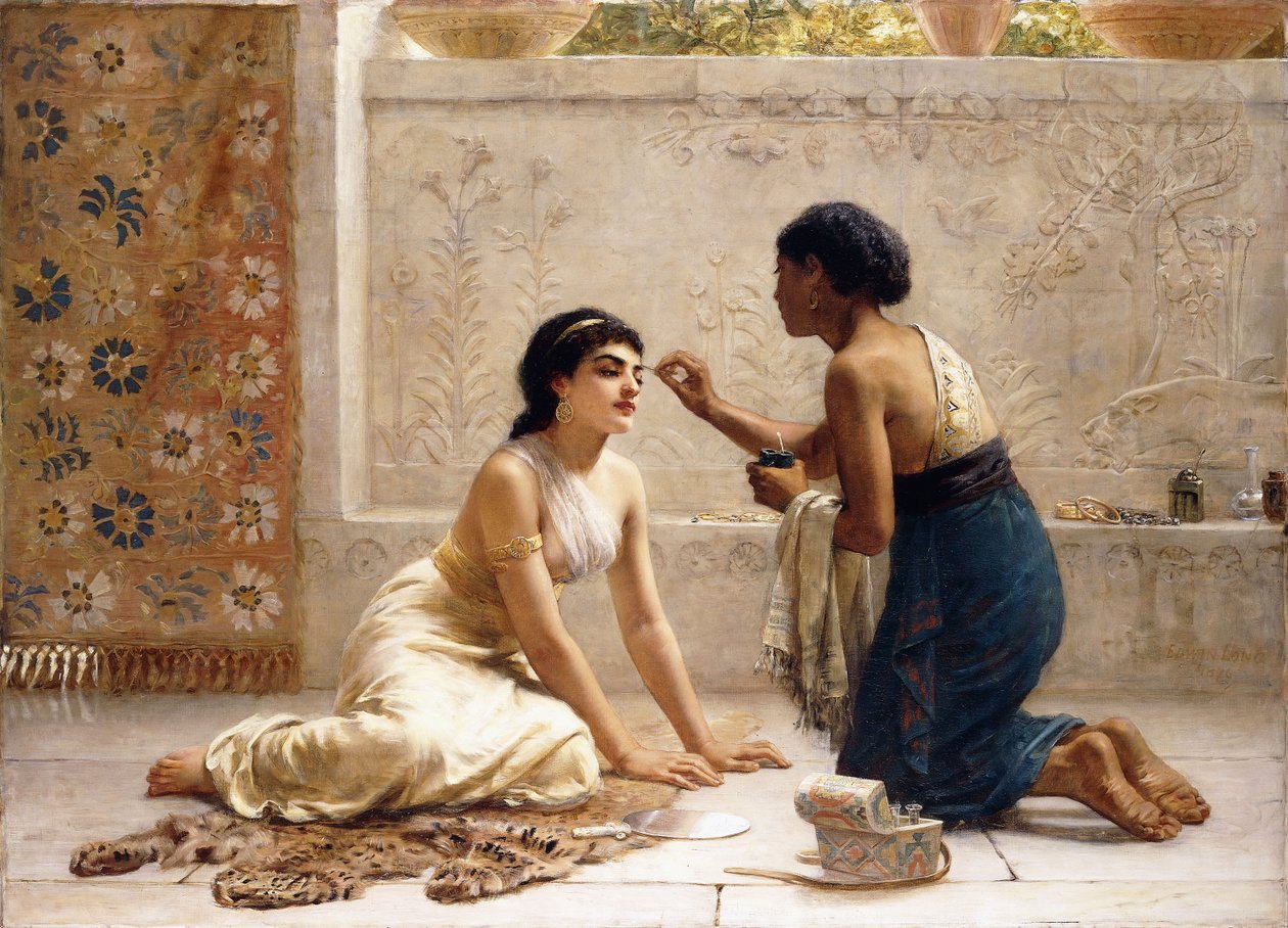 Starożytny zwyczaj, 1876 autorstwa Edwin Longsden Long