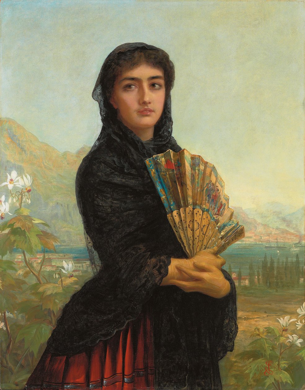 Gibraltar, 1886 autorstwa Edwin Longsden Long