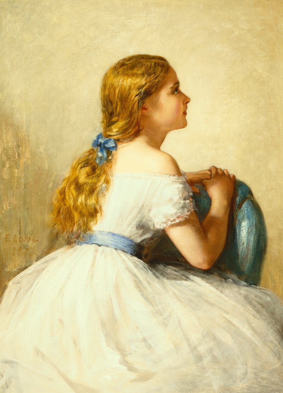 Nowa sukienka autorstwa Edwin Longsden Long