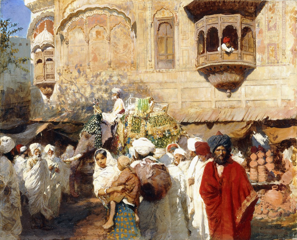 Ulica w Jodphur w Indiach, autorstwa Edwin Lord Weeks