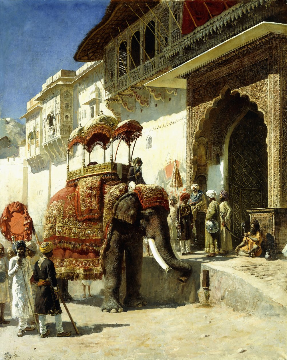 Ulubieniec radży, 1884-89 autorstwa Edwin Lord Weeks