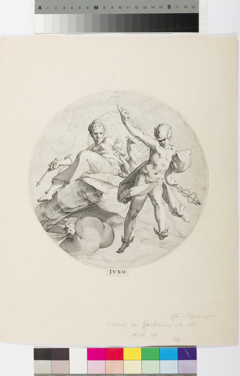 Juno (grawerowanie) autorstwa Egbert van Panderen