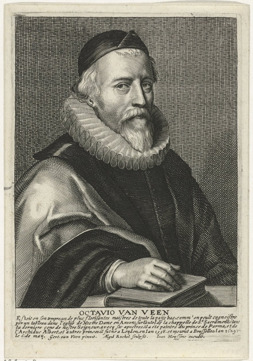 Portret Otto van Veen autorstwa Egidius Rucholle
