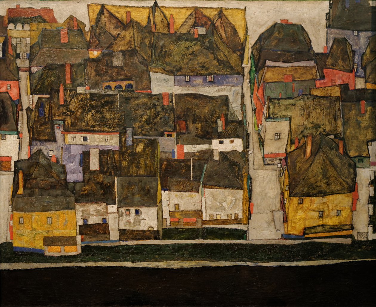 Małe miasto autorstwa Egon Schiele