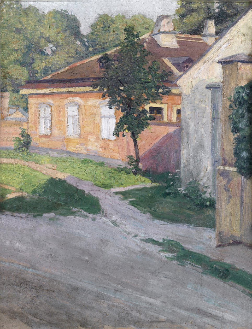 Dom w Hütteldorf autorstwa Egon Schiele
