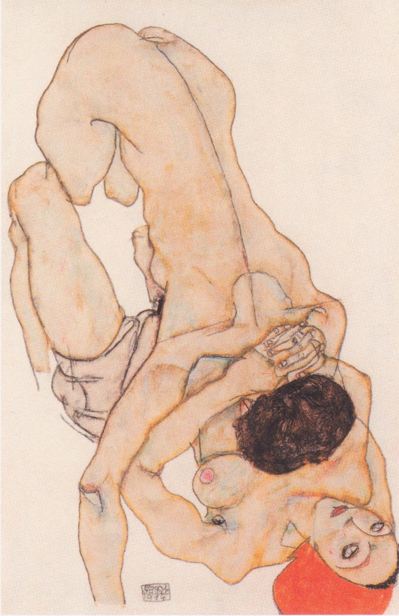 Miłośnicy lesbijek autorstwa Egon Schiele
