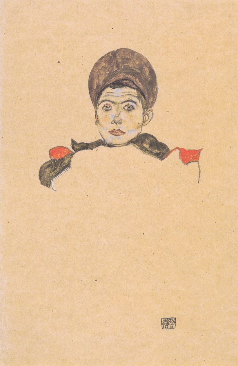 rosyjski jeniec wojenny autorstwa Egon Schiele