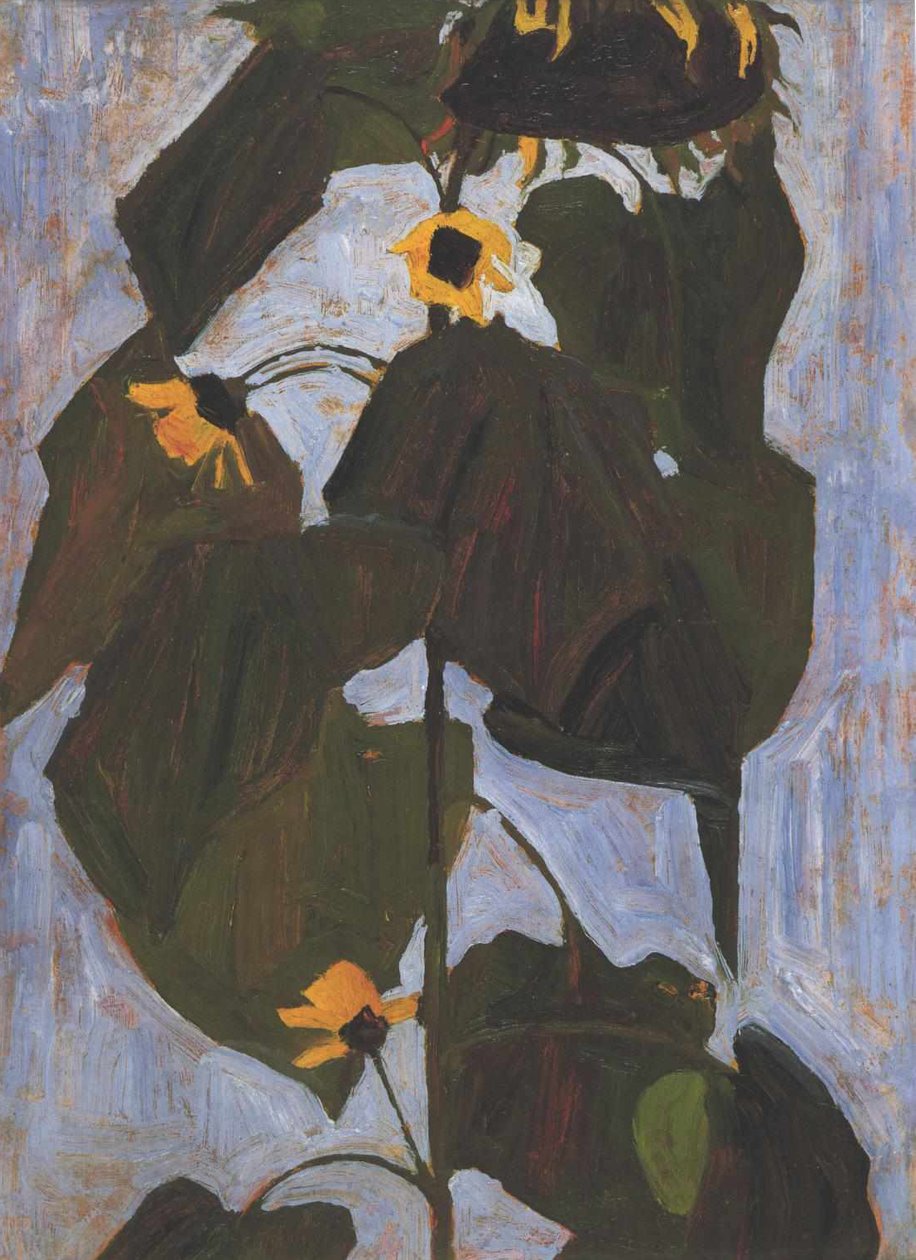 Słoneczniki 2 autorstwa Egon Schiele