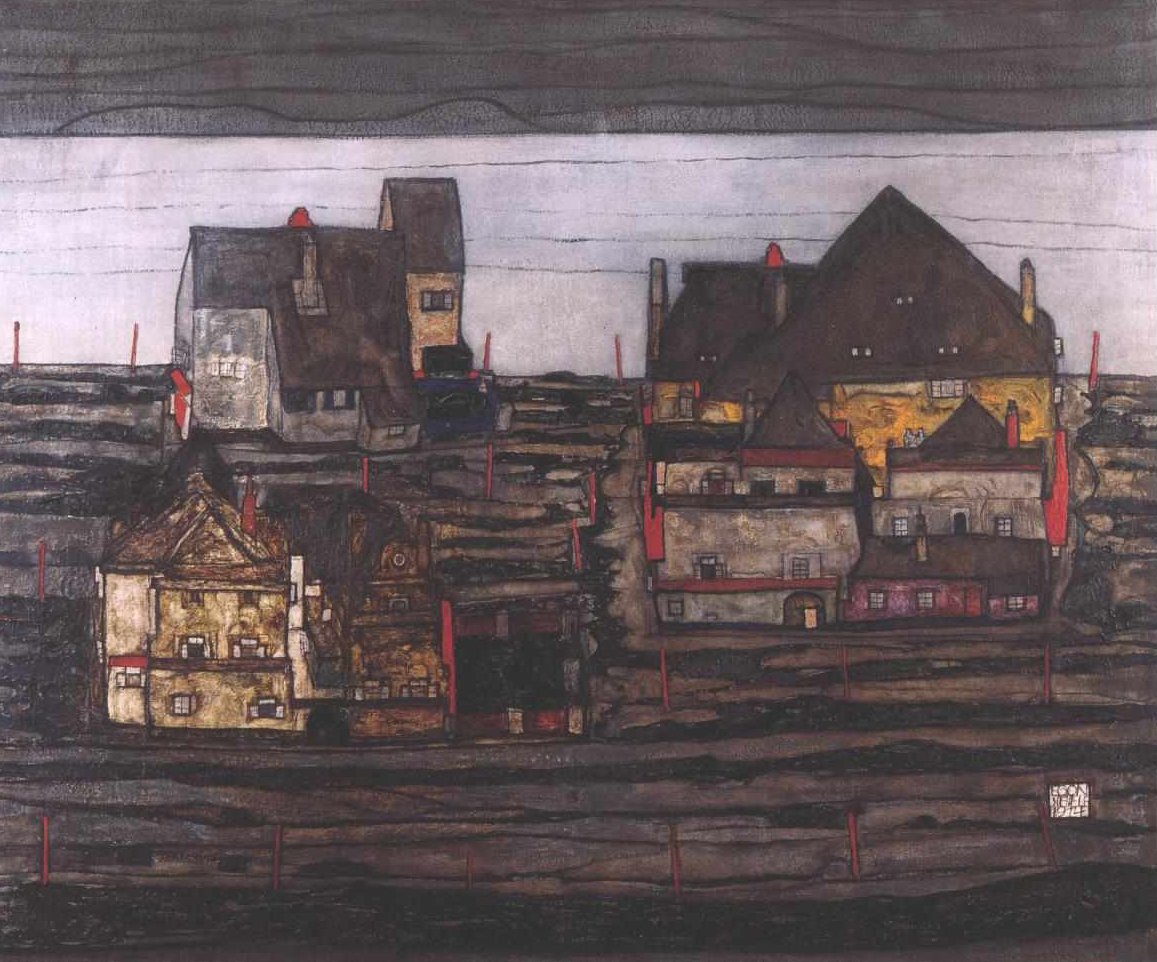 Vorstadt autorstwa Egon Schiele