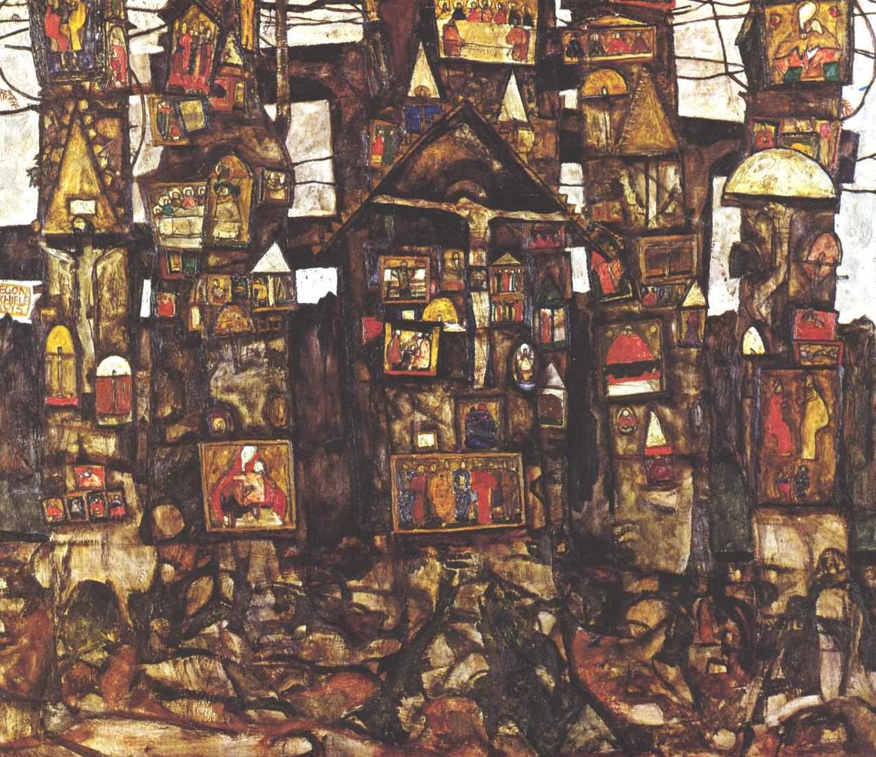 Nabożeństwo do lasu autorstwa Egon Schiele