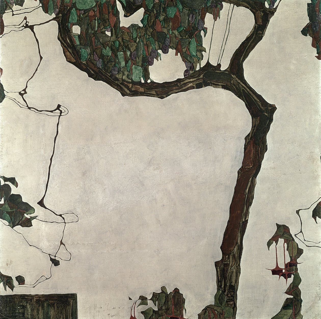 Jesienne drzewo, 1909 autorstwa Egon Schiele