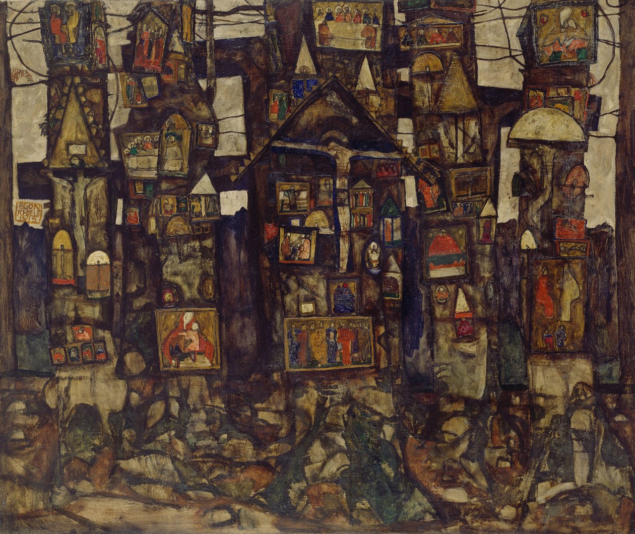 Modlitwa leśna, 1915. autorstwa Egon Schiele