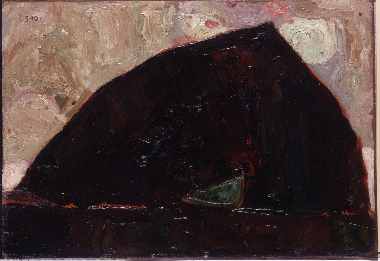 Góra na rzece, 1910 autorstwa Egon Schiele