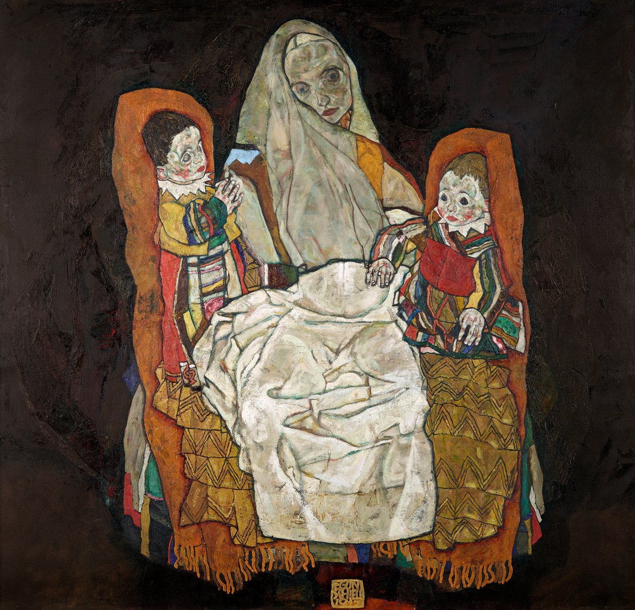 mama z dwójką dzieci III autorstwa Egon Schiele