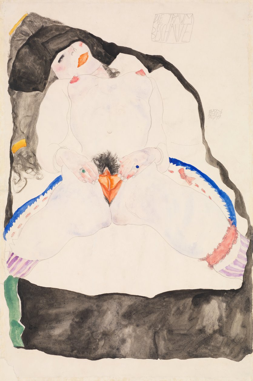 Obserwowane we śnie, 1911. autorstwa Egon Schiele