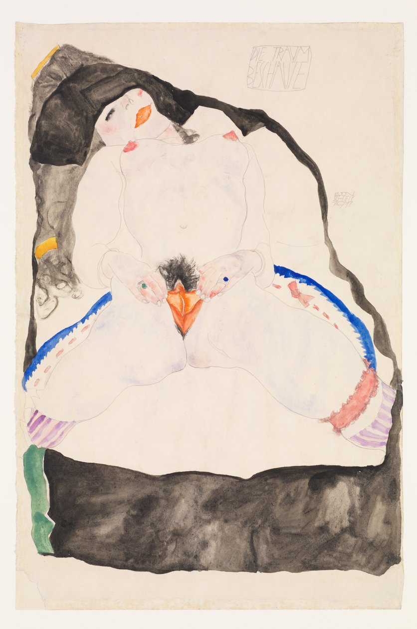 Obserwowane we śnie, 1911. autorstwa Egon Schiele