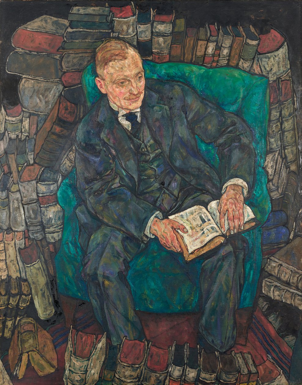 Portret dr. Hugo Kollera, 1918. autorstwa Egon Schiele