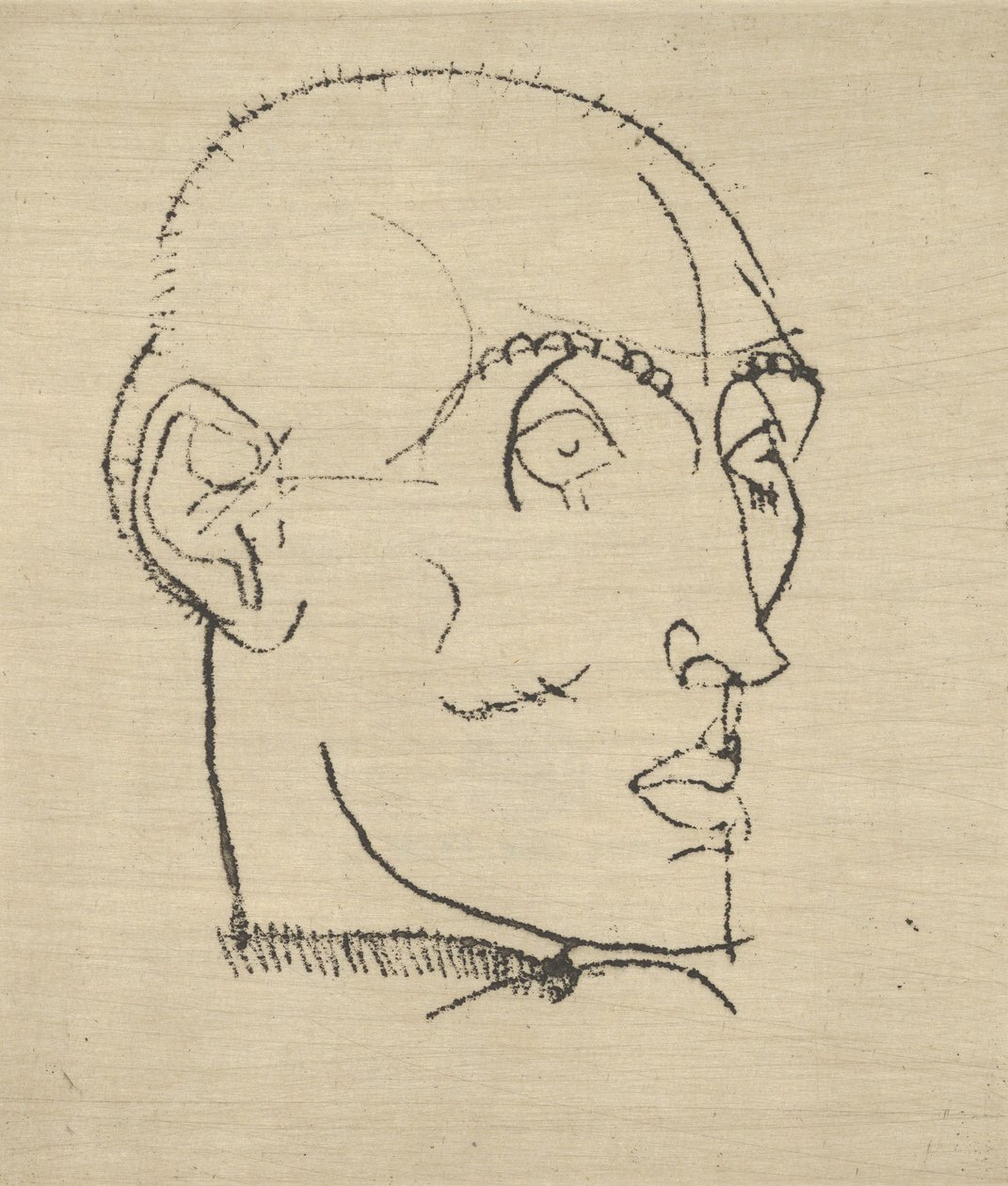Portret mężczyzny, 1914. autorstwa Egon Schiele