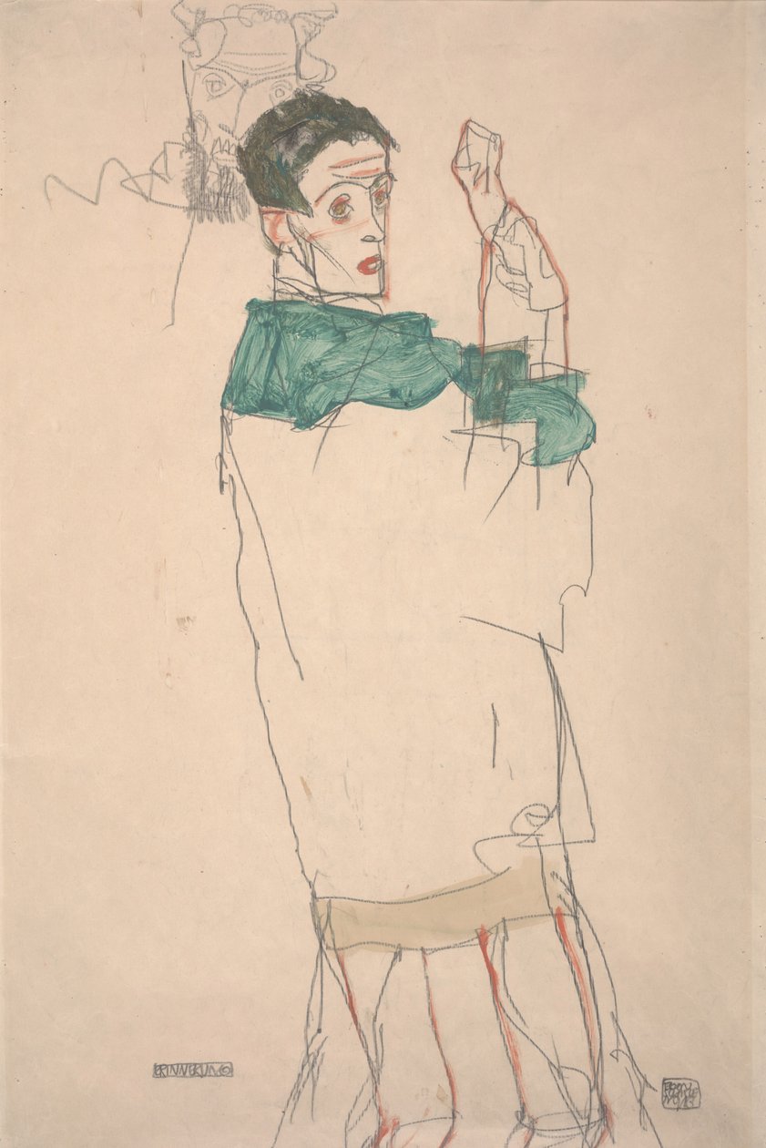 wspomnienie autorstwa Egon Schiele