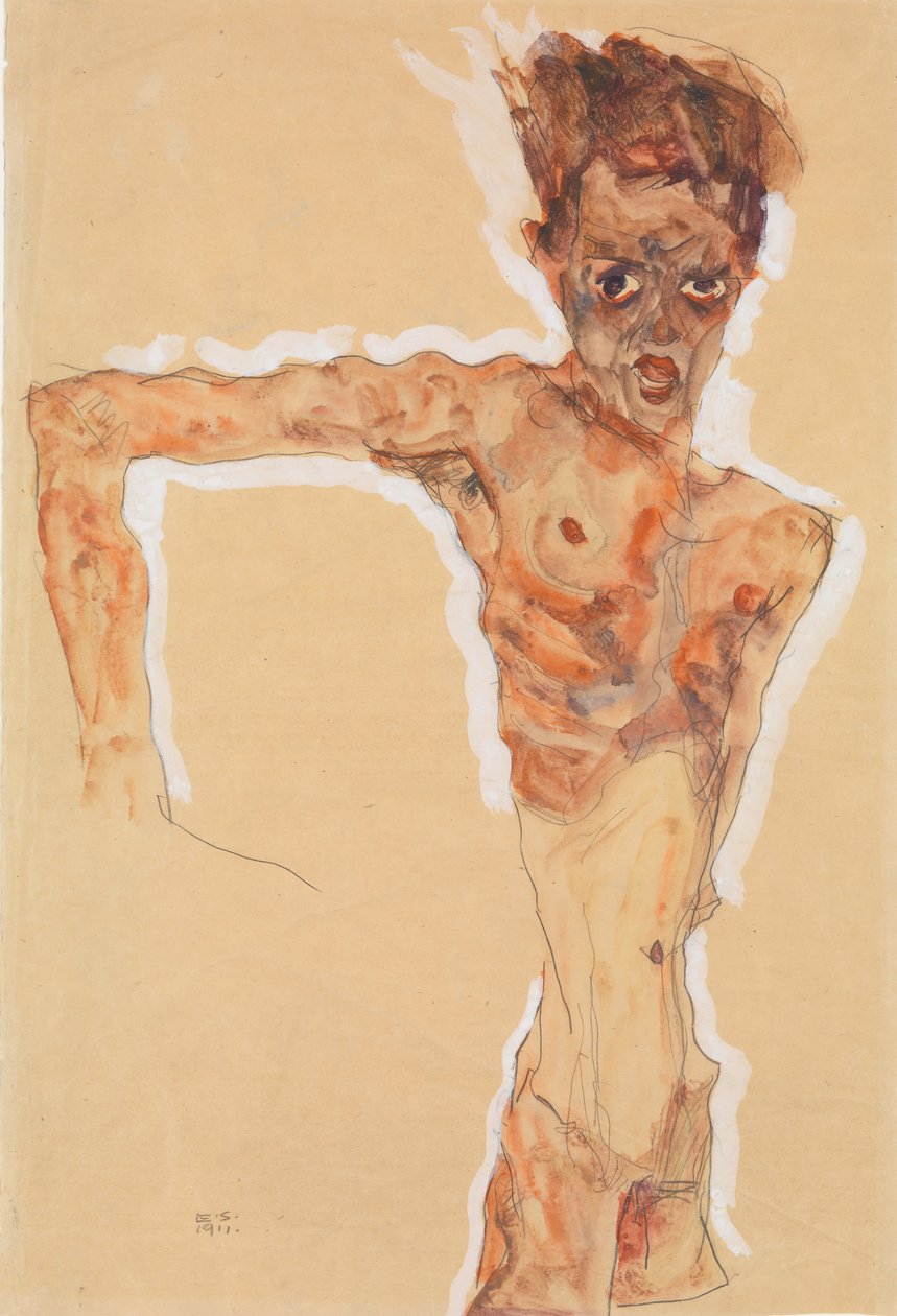 Autoportret, 1911. autorstwa Egon Schiele