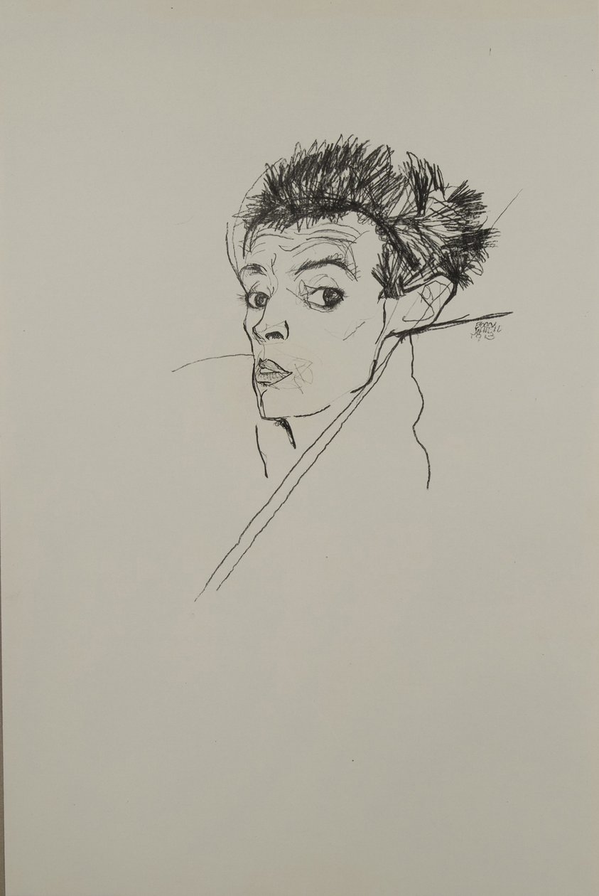 Autoportret, 1913 autorstwa Egon Schiele