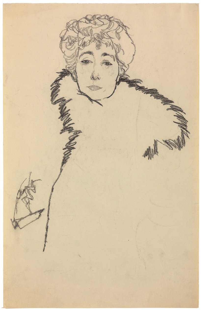 Serena Lederer, 1917 autorstwa Egon Schiele