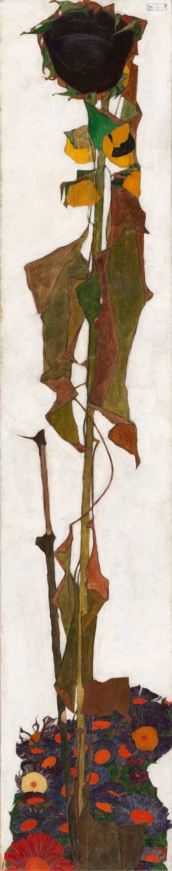 Słonecznik, 1909-1910. autorstwa Egon Schiele