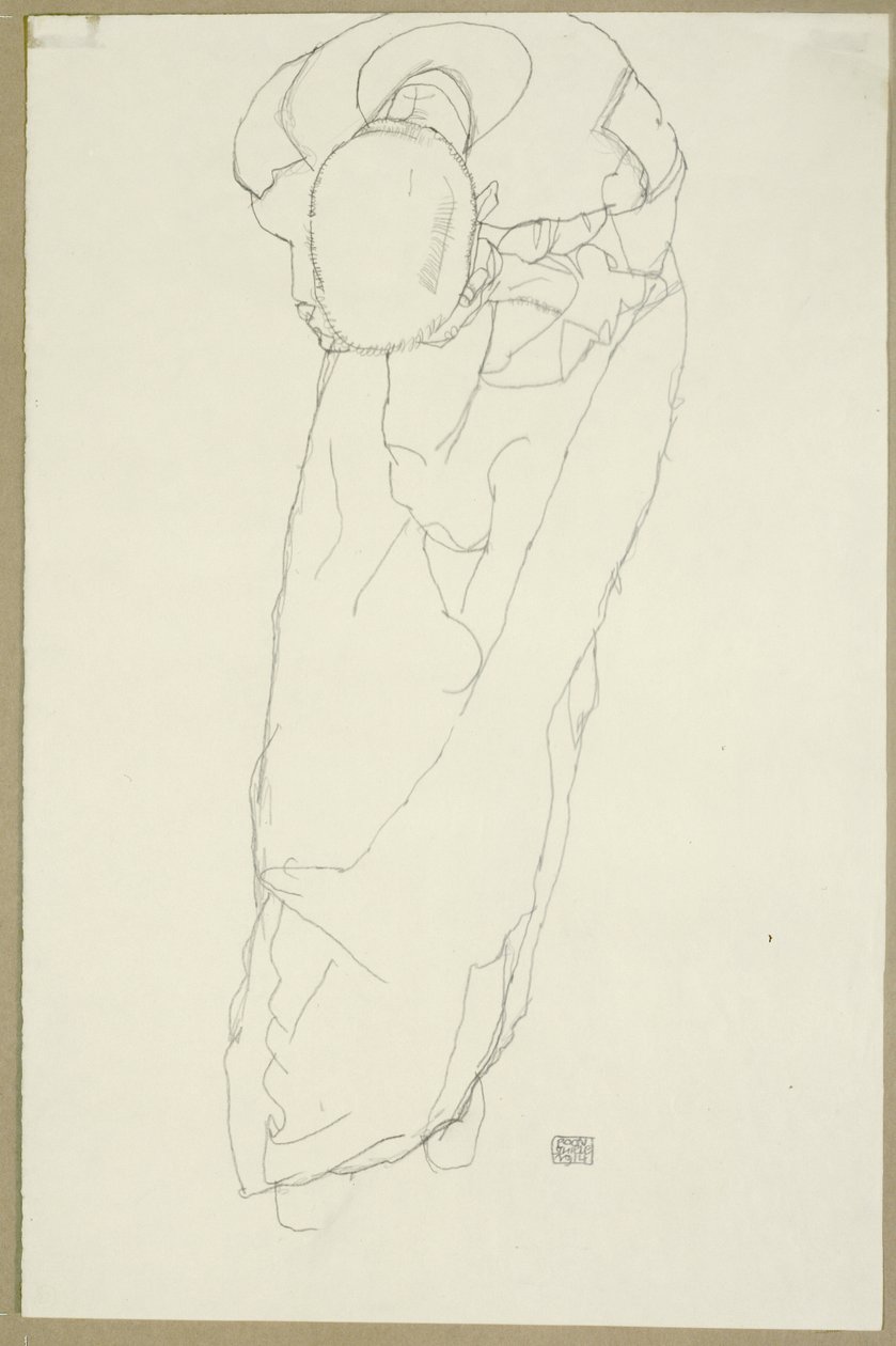 Mnich, 1914 autorstwa Egon Schiele