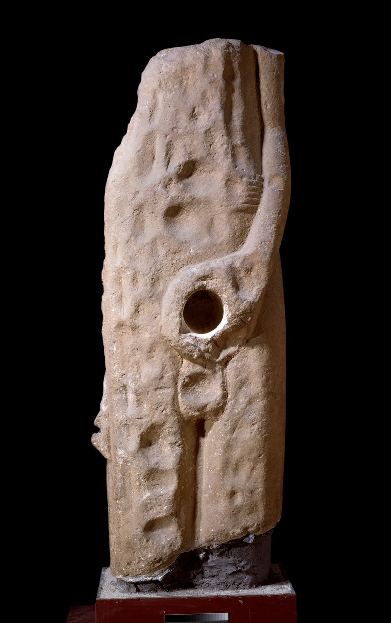Statua Min, widok z przodu autorstwa Egyptian