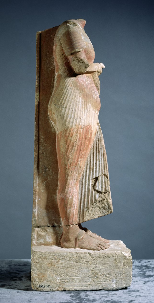 Posąg Akhenatena, widok z boku autorstwa Egyptian 18th Dynasty