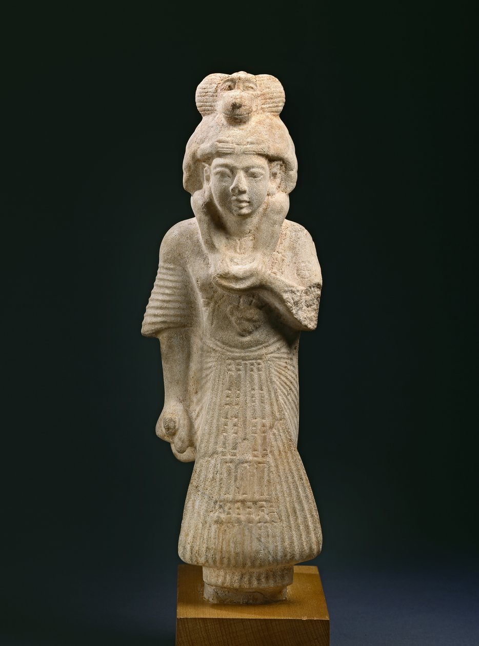 Skryba i kapłan Thotha niosący pawiana, z Aszmunein (starożytne Hermopolis) Nowe Królestwo, XIX dynastia (1307-1196 p.n.e.) (wapień) autorstwa Egyptian 19th Dynasty