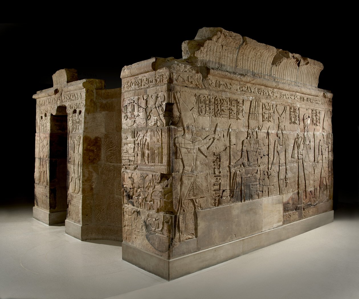 Sanktuarium Taharki, piaskowiec ok. 690-664 p.n.e. autorstwa Egyptian 25th Dynasty
