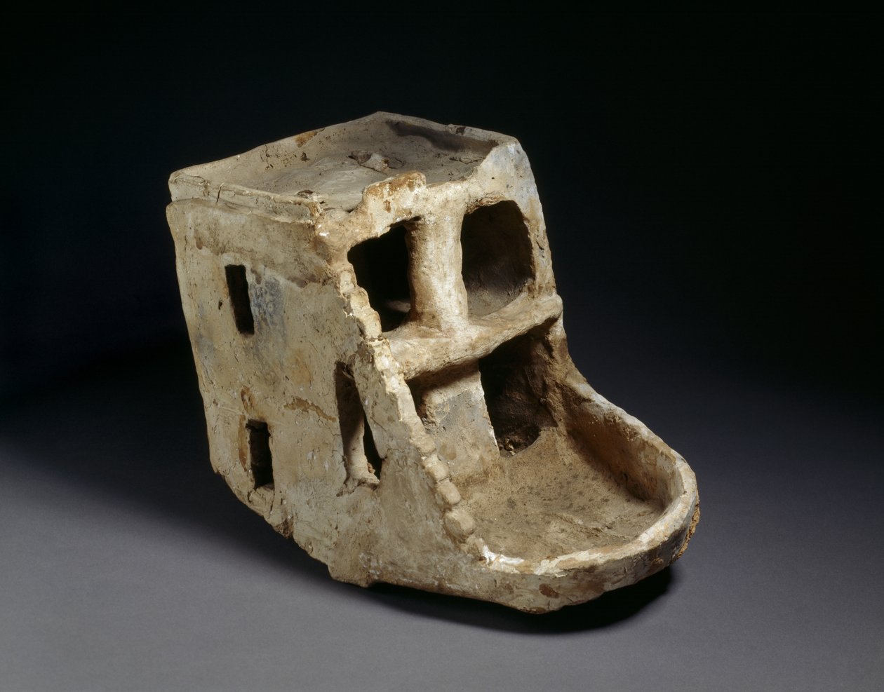 Model Soul House, 9-12 dynastia (wypalana glina) autorstwa Egyptian