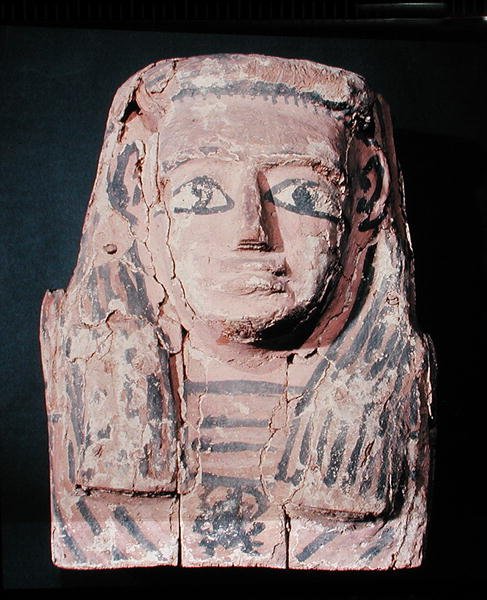 Sarkofag (malowane drewno palmowe) autorstwa Egyptian